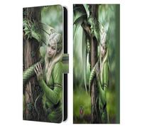 Head Case Designs Officially Licensed Anne Stokes Kindred Spirits Dragon Friendship Leather Wallet Case Compatible With Samsung Galaxy S25 FE