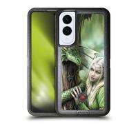 Head Case Designs Officially Licensed Anne Stokes Kindred Spirits Dragon Friendship Ultra-Armoured Shockproof Case [Military Grade Protection] Compatible With Samsung Galaxy S25 Edge