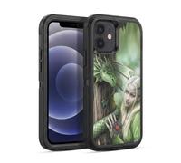 Head Case Designs Officially Licensed Anne Stokes Kindred Spirits Dragon Friendship Ultra-Armoured Shockproof Case [Military Grade Protection] Compatible With Apple iPhone 12 / iPhone 12 Pro