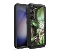 Head Case Designs Officially Licensed Anne Stokes Kindred Spirits Dragon Friendship Ultra-Armoured Shockproof Case [Military Grade Protection] Compatible With Samsung Galaxy S23 5G