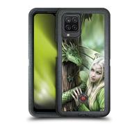 Head Case Designs Officially Licensed Anne Stokes Kindred Spirits Dragon Friendship Ultra-Armoured Shockproof Case [Military Grade Protection] Compatible With Samsung Galaxy A12 (2020)