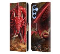 Head Case Designs Officially Licensed Anne Stokes Lair Dragons Leather Wallet Case Compatible With Samsung Galaxy A16 5G
