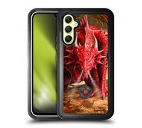 Head Case Designs Officially Licensed Anne Stokes Lair Dragons Ultra-Armoured Shockproof Case Compatible With Samsung Galaxy A34 5G
