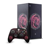 Head Case Designs Officially Licensed Anne Stokes Lammas Lughnasadh Dragons Of The Sabbats Game Console Wrap and Game Controller Skin Bundle Compatible With Xbox Series X