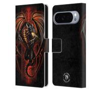 Head Case Designs Officially Licensed Anne Stokes Lava Dragon Fire Tribal Leather Wallet Case Compatible With Google Pixel 10 Pro XL
