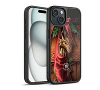 Head Case Designs Officially Licensed Anne Stokes Little Helpers Yule Gel Armour Case [Military Grade Protection] Compatible With Apple iPhone 15