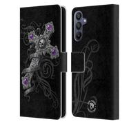 Head Case Designs Officially Licensed Anne Stokes Lost Love Cross Dark Hearts Leather Wallet Case Compatible With Samsung Galaxy A15