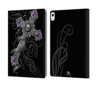 Head Case Designs Officially Licensed Anne Stokes Lost Love Cross Dark Hearts Leather Wallet Case Compatible With Apple iPad Air 13 2024/2025