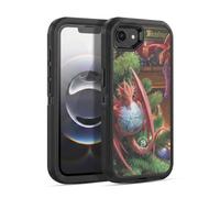 Head Case Designs Officially Licensed Anne Stokes Magical Arrival Yule Ultra-Armoured Shockproof Case [Military Grade Protection] Compatible With Apple iPhone 16e / iPhone 17e