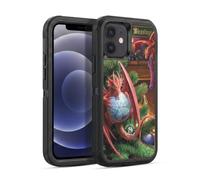 Head Case Designs Officially Licensed Anne Stokes Magical Arrival Yule Ultra-Armoured Shockproof Case [Military Grade Protection] Compatible With Apple iPhone 12 / iPhone 12 Pro