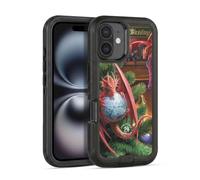 Head Case Designs Officially Licensed Anne Stokes Magical Arrival Yule Ultra-Armoured Shockproof Case [Military Grade Protection] Compatible With Apple iPhone 16