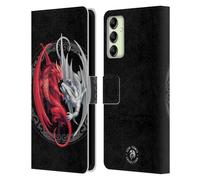 Head Case Designs Officially Licensed Anne Stokes Merlin's Dragons Mix Fantasy Art Leather Book Wallet Case Cover Compatible With Samsung Galaxy A14 5G