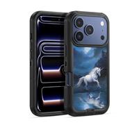 Head Case Designs Officially Licensed Anne Stokes Moonlight Unicorn Mythical Creatures Ultra-Armoured Shockproof Case [Military Grade Protection] Compatible With Apple iPhone 17 Pro