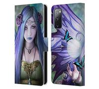 Head Case Designs Officially Licensed Anne Stokes Mystic Aura Fairies Leather Wallet Case Compatible With Samsung Galaxy S20 FE / 5G