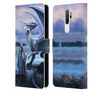 Head Case Designs Officially Licensed Anne Stokes New Horizons Dragon Friendship Leather Wallet Case Compatible With Oppo A5 (2020)