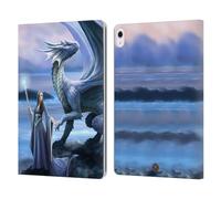 Head Case Designs Officially Licensed Anne Stokes New Horizons Dragon Friendship Leather Wallet Case Compatible With Apple iPad Air 13 2024/2025