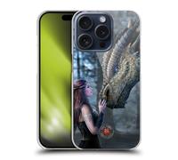 Head Case Designs Officially Licensed Anne Stokes Once Upon A Time Dragon Friendship Hard Back Case Compatible With Apple iPhone 15 Pro