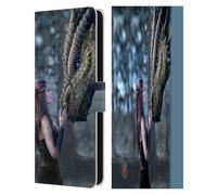 Head Case Designs Officially Licensed Anne Stokes Once Upon A Time Dragon Friendship Leather Wallet Case Compatible With Samsung Galaxy S25 FE