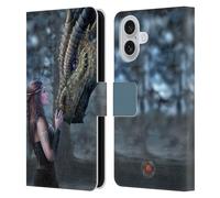 Head Case Designs Officially Licensed Anne Stokes Once Upon A Time Dragon Friendship Leather Wallet Case Compatible With Apple iPhone 16
