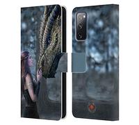 Head Case Designs Officially Licensed Anne Stokes Once Upon A Time Dragon Friendship Leather Wallet Case Compatible With Samsung Galaxy S20 FE / 5G