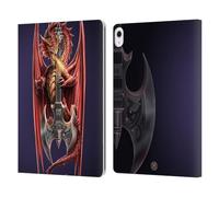 Head Case Designs Officially Licensed Anne Stokes Power Chord Dragons Leather Wallet Case Compatible With Apple iPad Air 13 2024/2025