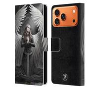Head Case Designs Officially Licensed Anne Stokes Prayer For The Fallen Angels Leather Wallet Case Compatible With Apple iPhone 17 Pro Max
