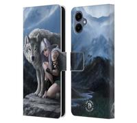 Head Case Designs Officially Licensed Anne Stokes Protector Wolves Leather Wallet Case Compatible With Samsung Galaxy A06 4G / 5G