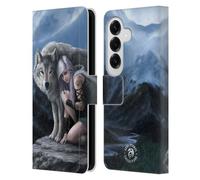 Head Case Designs Officially Licensed Anne Stokes Protector Wolves Leather Wallet Case Compatible With Samsung Galaxy S26
