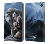 Head Case Designs Officially Licensed Anne Stokes Protector Wolves Leather Wallet Case Compatible With Amazon Fire 7 2022