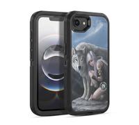 Head Case Designs Officially Licensed Anne Stokes Protector Wolves Ultra-Armoured Shockproof Case [Military Grade Protection] Compatible With Apple iPhone 16e / iPhone 17e