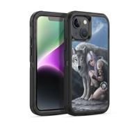 Head Case Designs Officially Licensed Anne Stokes Protector Wolves Ultra-Armoured Shockproof Case [Military Grade Protection] Compatible With Apple iPhone 14