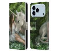 Head Case Designs Officially Licensed Anne Stokes Pure Heart Mythical Creatures Leather Wallet Case Compatible With Apple iPhone 17 Pro