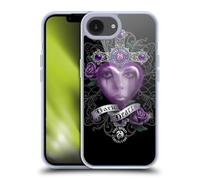 Head Case Designs Officially Licensed Anne Stokes Purple Dark Hearts Gel Case [Military Grade Protection] Compatible with Apple iPhone 16e and Compatible with MagSafe