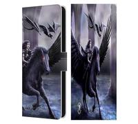 Head Case Designs Officially Licensed Anne Stokes Real of Darkness Mythical Creatures Leather Wallet Case Compatible With Samsung Galaxy S25 FE