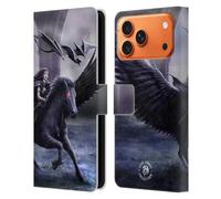 Head Case Designs Officially Licensed Anne Stokes Real of Darkness Mythical Creatures Leather Wallet Case Compatible With Apple iPhone 17 Pro Max