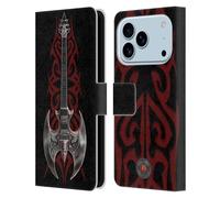 Head Case Designs Officially Licensed Anne Stokes Rock God Guitar Tribal Leather Wallet Case Compatible With Apple iPhone 17 Pro