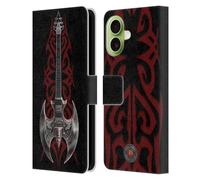 Head Case Designs Officially Licensed Anne Stokes Rock God Guitar Tribal Leather Wallet Case Compatible With Apple iPhone 17