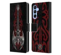 Head Case Designs Officially Licensed Anne Stokes Rock God Guitar Tribal Leather Wallet Case Compatible With Samsung Galaxy A16 5G