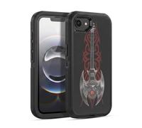 Head Case Designs Officially Licensed Anne Stokes Rock God Guitar Tribal Ultra-Armoured Shockproof Case [Military Grade Protection] Compatible With Apple iPhone 16e / iPhone 17e