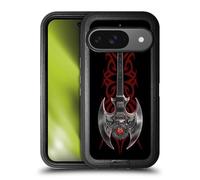 Head Case Designs Officially Licensed Anne Stokes Rock God Guitar Tribal Ultra-Armoured Shockproof Case [Military Grade Protection] Compatible With Google Pixel 9 / Pixel 9 Pro