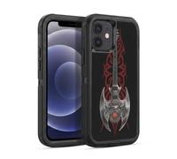 Head Case Designs Officially Licensed Anne Stokes Rock God Guitar Tribal Ultra-Armoured Shockproof Case [Military Grade Protection] Compatible With Apple iPhone 12 / iPhone 12 Pro