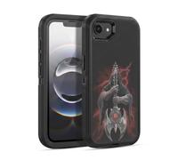 Head Case Designs Officially Licensed Anne Stokes Rock God Tribal Ultra-Armoured Shockproof Case [Military Grade Protection] Compatible With Apple iPhone 16e / iPhone 17e
