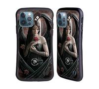 Head Case Designs Officially Licensed Anne Stokes Rose Angels Hybrid Case Compatible With Apple iPhone 12 / iPhone 12 Pro
