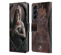 Head Case Designs Officially Licensed Anne Stokes Rose Angels Leather Wallet Case Compatible With Samsung Galaxy A55 5G