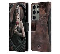 Head Case Designs Officially Licensed Anne Stokes Rose Angels Leather Wallet Case Compatible With Samsung Galaxy S23 Ultra 5G