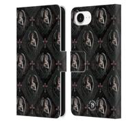 Head Case Designs Officially Licensed Anne Stokes Rose Pattern Angels Leather Wallet Case Compatible With Apple iPhone 16e