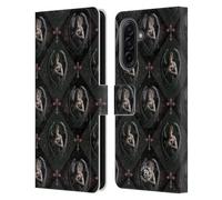 Head Case Designs Officially Licensed Anne Stokes Rose Pattern Angels Leather Wallet Case Compatible With Samsung Galaxy A17 4G / 5G