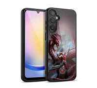 Head Case Designs Officially Licensed Anne Stokes Scarlet Mage Dragon Friendship Gel Armour Case [Military Grade Protection] Compatible With Samsung Galaxy A25 5G