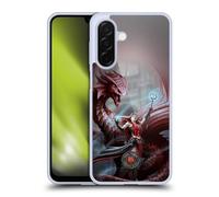 Head Case Designs Officially Licensed Anne Stokes Scarlet Mage Dragon Friendship Gel Case [Military Grade Protection] Compatible With Samsung Galaxy A26 5G