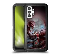Head Case Designs Officially Licensed Anne Stokes Scarlet Mage Dragon Friendship Ultra-Armoured Shockproof Case [Military Grade Protection] Compatible With Samsung Galaxy A13 (2022)
